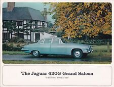 THE JAGUAR 420G GRAND SALOON "A DIFFERENT BREED OF CAT" USA MARKET LEAFLET.