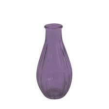 Vintage Fluted Glass Bud Vase