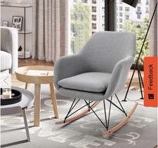 Grey Rocking Chair For Nursery