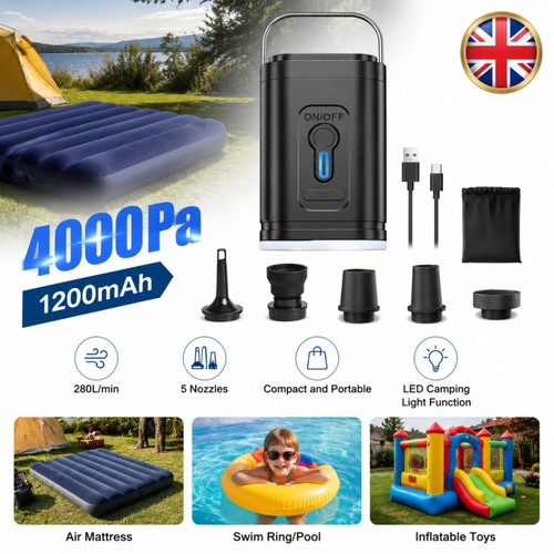 Mini pump usb rechargeable - pump, led