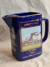 Martell Cognac  Water Jug  Grand National  2003 Monty's Pass Seton Pottery
