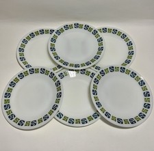 Pyrex ‘Checkers’ Design - Side / Salad Plates Vtg1967-71 6.5” Collectible Plates
