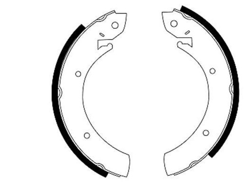 Moprod mbs314 brake shoe - , set