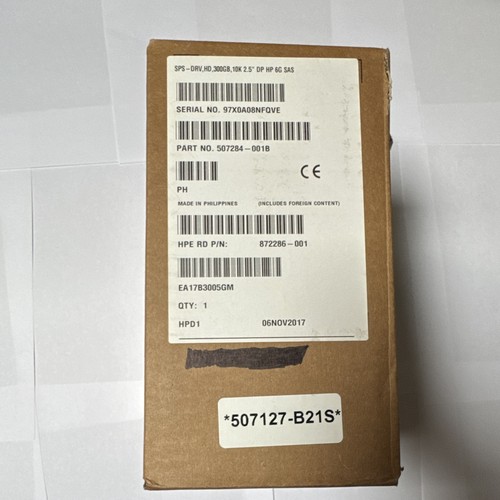 Hpe 300gb 10k rpm - 6g, sas