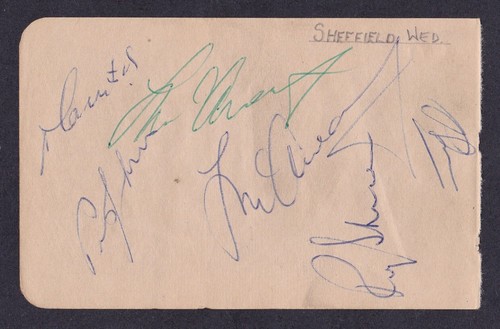 Sheffield wednesday late - wednesday, 1950s