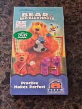 BRAND NEW Bear In The Big Blue House Practice Makes Perfect (VHS; 2003) Sealed