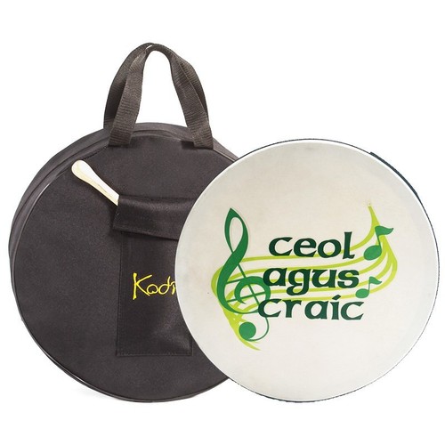 Bodhran with bag - bodhran, and