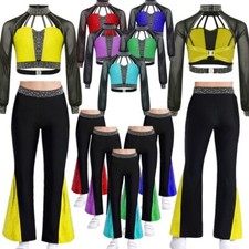 Girl Jazz Dance Outfit Shiny