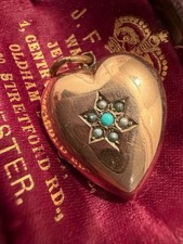 Antique 9ct gold back front