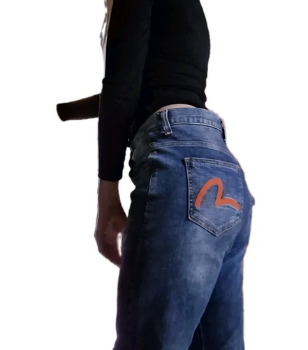 Evisu size distressed - evisu,
