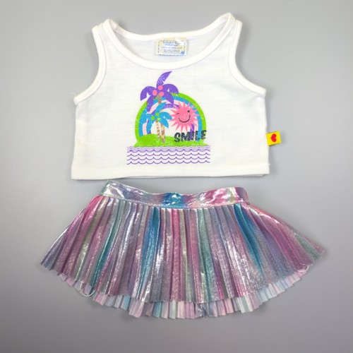 Build bear white rainbow - build,