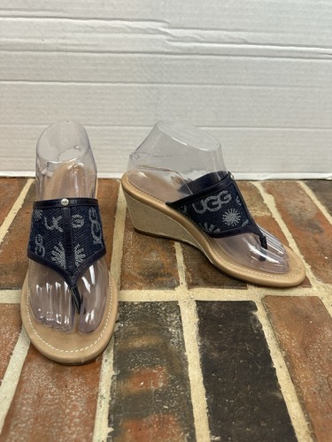 Ugg solena navy blue monogram - ugg,