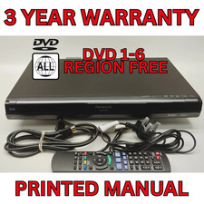 Panasonic DMR-EX769 DVD HDD Recorder 160GB Freeview PVR HDMI Cable Multi Region