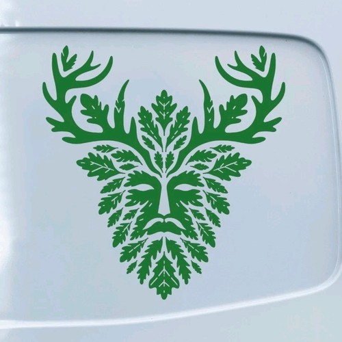 Horned green man vinyl - green,
