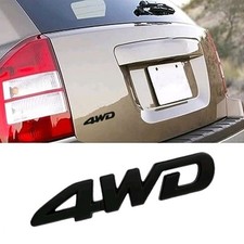 3D Sticker Chrome 4WD Emblem Badge 4 x 4 Logo Four Wheel Drive Fender Decal