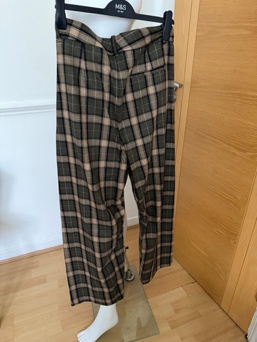 Zara check wide - zara, wide-leg
