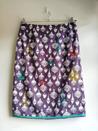 Mistral skirt embroidered - skirt,