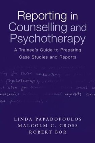 Reporting counselling and - reporting, in