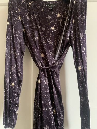Topshop navy star print mini - topshop,