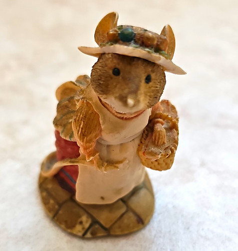Lady woodmouse ornament - lady,