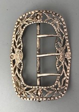 Victorian Solid Silver Buckle