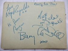 BARRY  LEE  SHOW    -  1960's POP  GROUP  -  AUTOGRAPHS
