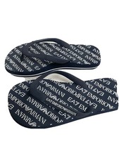 Armani sliders flip flops Navy Blue and white euro 40 uk 6.5 Boys Or Men’s