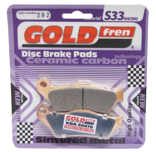Goldfren s33 brake pads rear - s33,