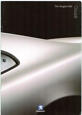 Peugeot 406 Coupe 1999-2000 UK Market Sales Brochure 2.0 3.0 V6 SE