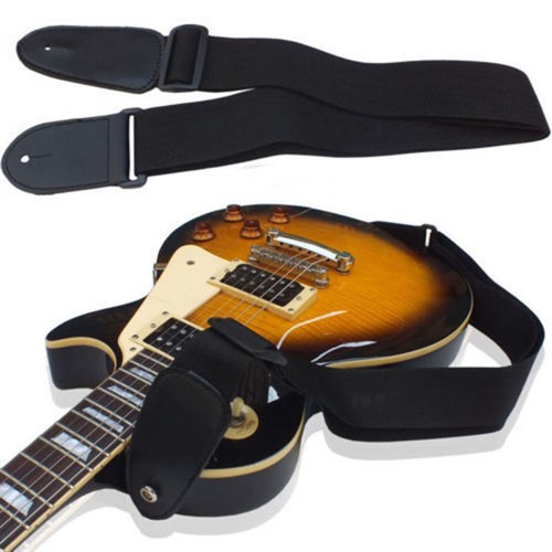 Black adjustable soft leather - soft,