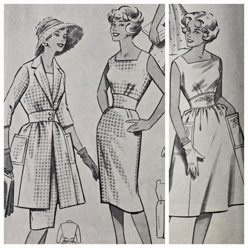 1960s full skirt - 1960s, square