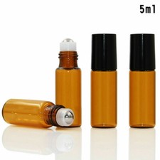 5ml 10ml Amber Roll on Glass