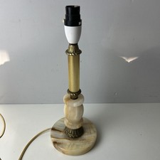 Vintage Onyx Marble Table Lamp