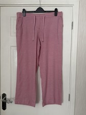 Ladies Pink Pull On Linen