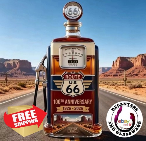 Route whiskey decanter - 66,