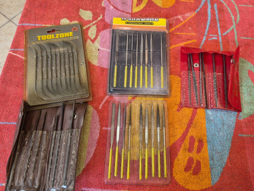 Joblot engineers needle - , files