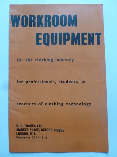 Workroom equipment for the - workroom,