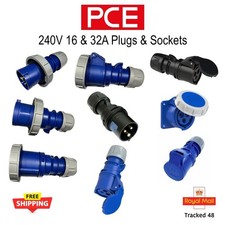 16A 32A Plug Socket PCE Shark