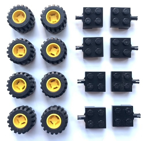 Lego wheels tyres axles - x,