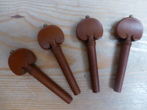 Violin pegs brown heart - violin,