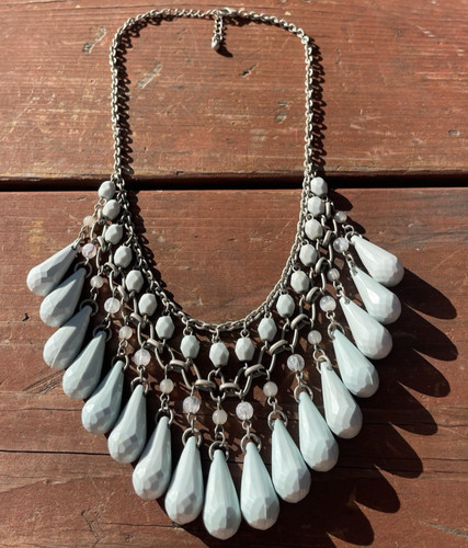 Statement bib collar fringe - statement,