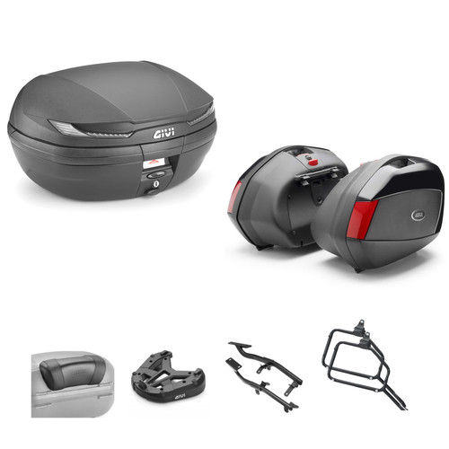 Givi top case kit - case, side