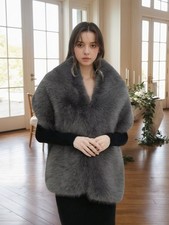 Women’s Faux Fur Shawl Wrap