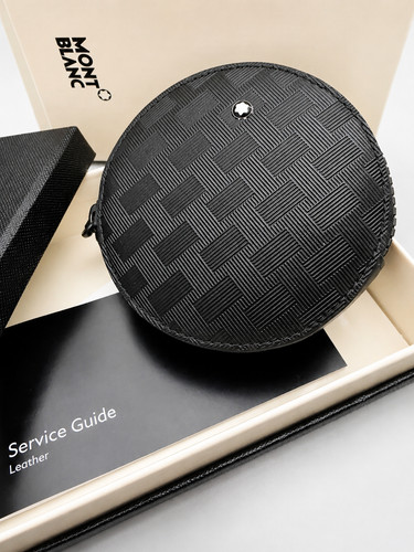 Montblanc round zip wallet