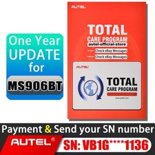AUTEL MS906BT 1 YEAR UPDATE