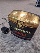Rare Vintage GUINNESS Brass Pump Lamp Table/Counter/Shelf Lighted Display Sign