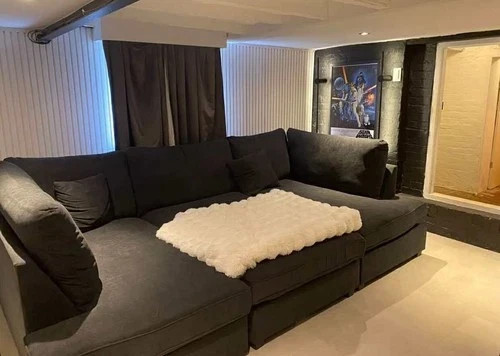 Cinema sofa shape - shape, black