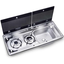 DOMETIC-SMEV 9722 SINK & 2 BURNER HOB COMBINATION RIGHT CARAVAN MOTORHOME SECOND