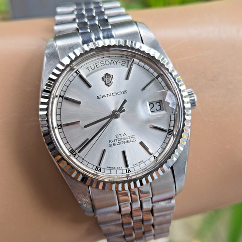 Sandoz men automatic watch - sandoz,