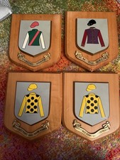 Racing Wooden Shields Plaque